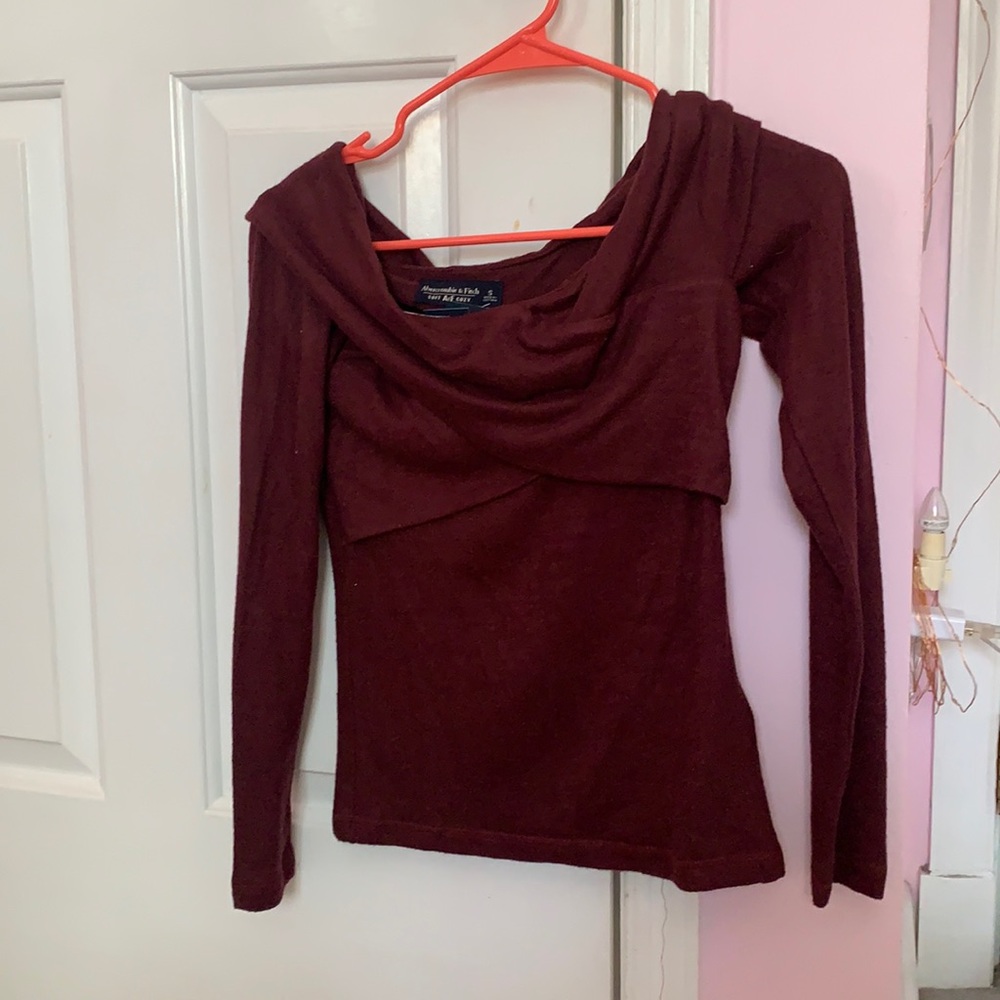 purple sweater